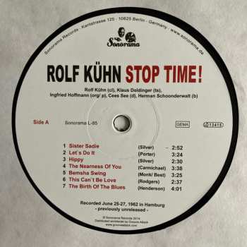 LP Rolf Kühn: Stop Time!