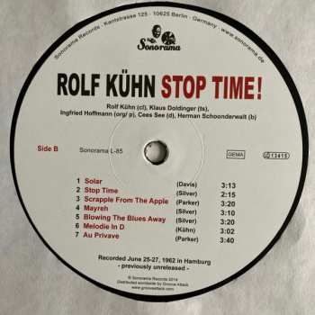 LP Rolf Kühn: Stop Time!