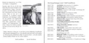 CD Rolf Lindblom: Utskärgård - Musik Till Stränder Och Fjärdar