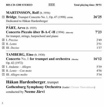 CD Arvo Pärt: Trumpet Concertos