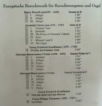 CD Rolf Schweizer: Europäische Barockmusik für Barocktrompeten und Orgel