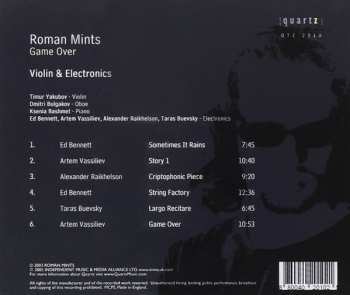 CD Roman Mints: Game Over (Works For Violin & Electronics)