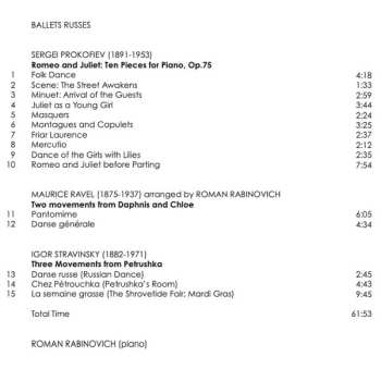 CD Sergei Prokofiev: Ballets Russes