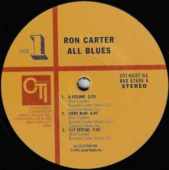 LP Ron Carter: All Blues LTD