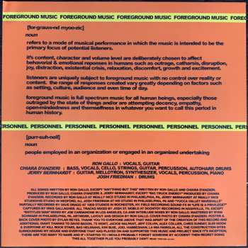 LP Ron Gallo: Foreground Music LTD | CLR
