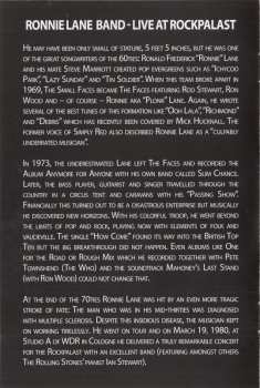 DVD Ronnie Lane Band: Live At Rockpalast 1980