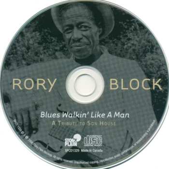 CD Rory Block: Blues Walkin' Like A Man: A Tribute To Son House