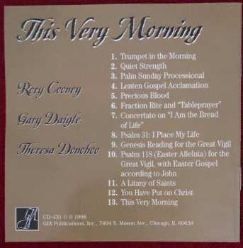 CD Rory Cooney: This Very Morning