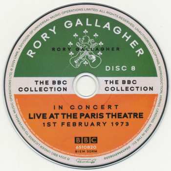 18CD/Doos/2Blu-ray Rory Gallagher: The BBC Collection DLX
