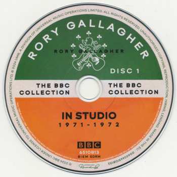 18CD/Doos/2Blu-ray Rory Gallagher: The BBC Collection DLX