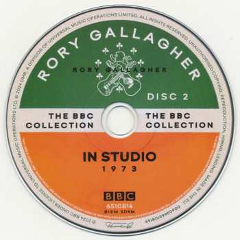 18CD/Doos/2Blu-ray Rory Gallagher: The BBC Collection DLX