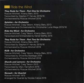 CD Roscoe Mitchell: Ride The Wind