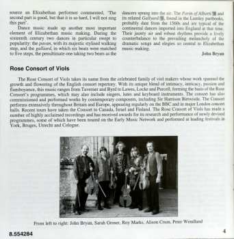 CD Rose Consort Of Viols: Elizabethan Songs And Consort Music