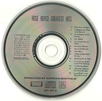 CD Rose Royce: Greatest Hits