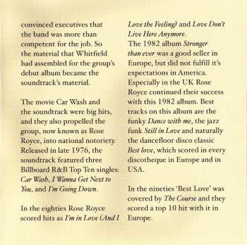 CD Rose Royce: Stronger Than Ever