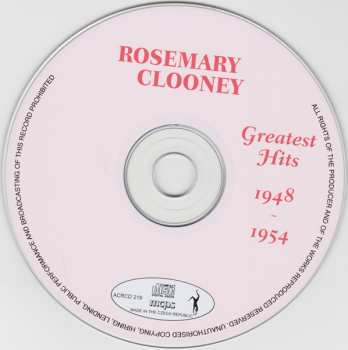 CD Rosemary Clooney: Greatest Hits 1948-1954