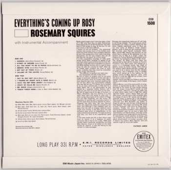 CD Rosemary Squires: Everything's Coming Up Rosy