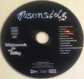 CD Rosenstolz: Mittwoch Is' Er Fällig DIGI