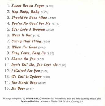 CD Rosie Ledet: Sweet Brown Sugar