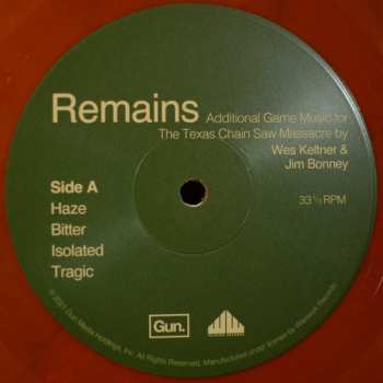 2LP Ross Tregenza: The Texas Chain Saw Massacre (The Official Soundtrack Of The Texas Chain Saw Massacre Game) CLR | DLX