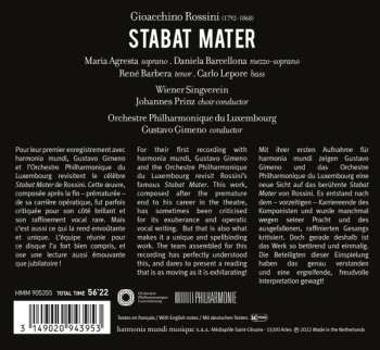 CD Gioacchino Rossini: Stabat Mater