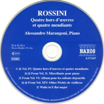 CD Gioacchino Rossini: Piano Music • 6