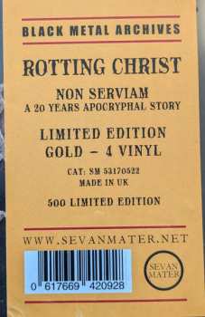 LP Rotting Christ: Non Serviam - A 20 Year Apocryphal Story CLR | LTD