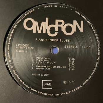 LP Rovi: Pianofender Blues