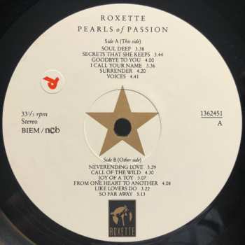 LP Roxette: Pearls Of Passion