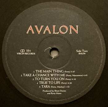 LP Roxy Music: Avalon