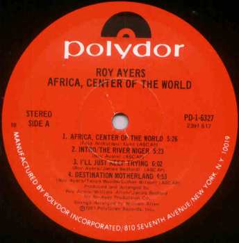 LP Roy Ayers: Africa, Center Of The World