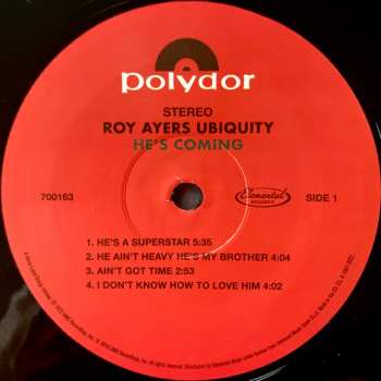LP Roy Ayers Ubiquity: He's Coming LTD