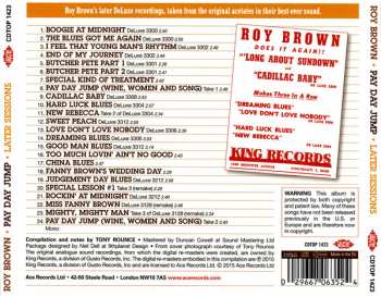CD Roy Brown & His Mighty-Mighty Men: Pay Day Jump: The Later Sessions