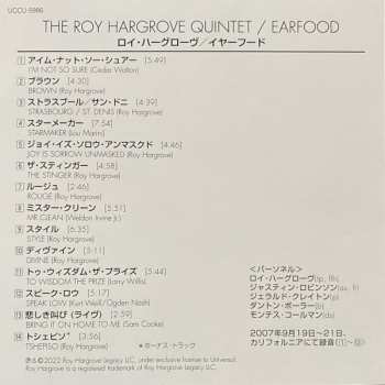 CD Roy Hargrove Quintet: Earfood