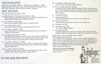 LP Roy Milton & His Solid Senders: Big Fat Mama