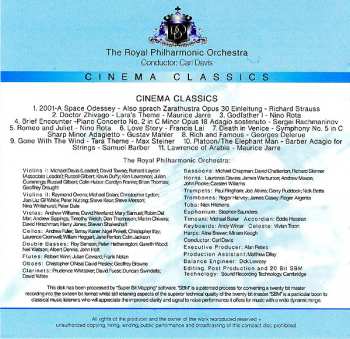 CD Carl Davis: Cinema Classics