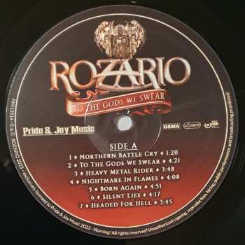 LP Rozario: To The Gods We Swear LTD