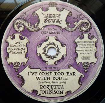 SP Rozetta Johnson: I've Come Too Far With You / Who You Gonna Love (Your Woman Or Your Wife)