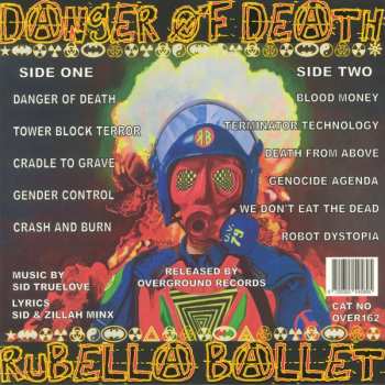 LP/CD Rubella Ballet: Danger Of Death CLR
