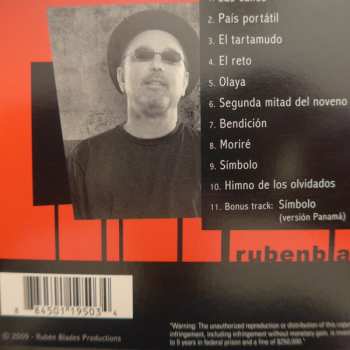 CD Ruben Blades: Cantares Del Subdesarrollo