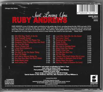 CD Ruby Andrews: Just Loving You (The Zodiac Sessions 1967 - 1973)