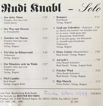 CD Rudi Knabl: Solo