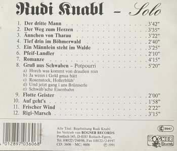 CD Rudi Knabl: Solo
