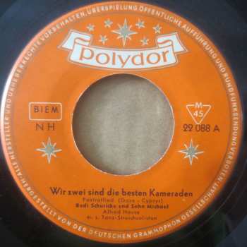 Album Rudi Schuricke: Wir Zwei Sind Die Besten Kameraden / Mutterlied