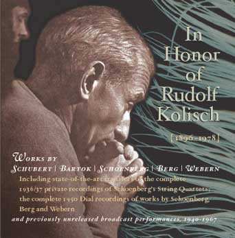 6CD/Doos Rudolf Kolisch: In Honor Of Rudolf Kolisch
