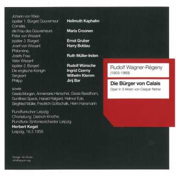 2CD Herbert Kegel: Die Bürger Von Calais