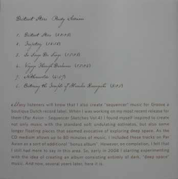 CD Rudy Adrian: Distant Stars