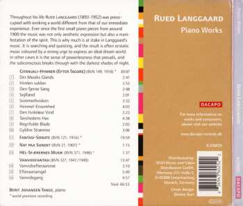 CD Rued Langgaard: Piano Works