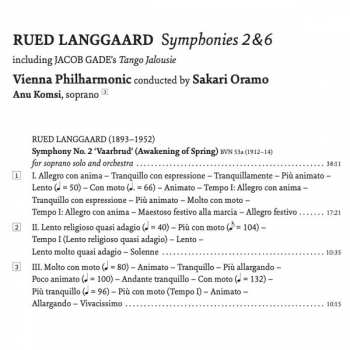 SACD Wiener Philharmoniker: Symphonies 2 & 6 / Tango Jalousie