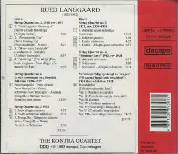 2CD Rued Langgaard: String Quartets